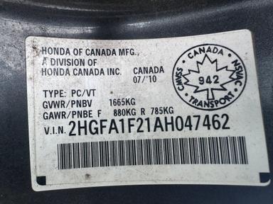 Honda Civic Sedan 2010 - Thumbnail 12